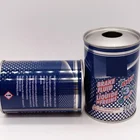 250ml 500ml 1l Small empty brake oil fluid tin can round tin bottle engine oil cleaning oil packaging