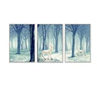 Wonderland Frame Picture 3 Pieces Canvas Art Decorative Luxury Bedroom Home Decor