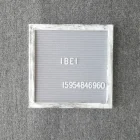 Wholesale 10x10" Custom DIY felt letter board Colorful Letterboard,IBEI customized gift product wooden craft