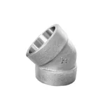 gas stainless steel elbow fittings Stainless steel screwed threaded 90 degree equal elbow