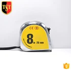 8m Retractable Measuring Tape Measure Ruler Rubberized Metric Tape Rule