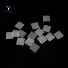 Customized waterproof small pieces square tempered glass light cover