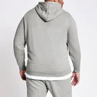Tall Hoodie Mens Hoodies Big And Tall Prolific Grey Kangaroo Pocket Slim Fit Men Hoodie