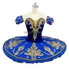 New Coming Custom Size Women Adult Ballet Performance Wear Blue Professional Tutu