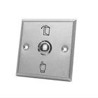 Button Access Control System Exit Switch Door Release Push Button Metal NO/COM Plastic