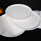 factory Disposable sugarcane 12inch pizza plate