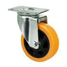 China manufacture caster wheel medium duty pvc fixed caster for trolley