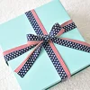 Ribbons polka dots holiday gifts diy bows Christmas decorations