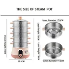 New Design And Popular 5 Layers Stainless Steel Electric Food Steam Pot