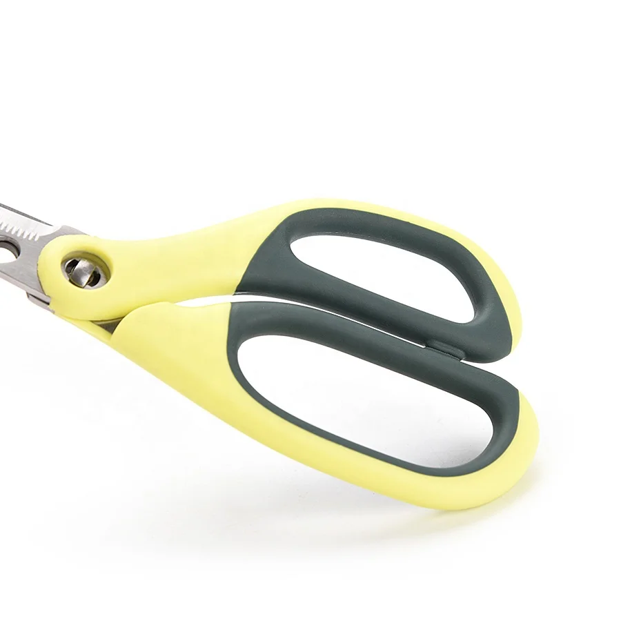 Multipurpos Bent Left Handed Detachable Powerful Disassembly Chicken Bone Kitchen Scissors