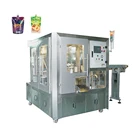 Automatic Filling Machine BRS-4S Full Automatic Premade Stand Up Pouch Baby Food Filling Capping Machine