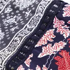 Long Dresses Bohemian Style Leaf Print Contrast Colors Long Sleeve Women's Silk Maxi Casual Dresses