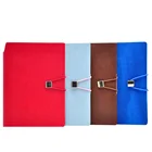 A5 Office Hardcover Logo Custom PU Leather Journals Traveler Diary Notebook Stationary