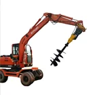 NEW technology hydraulic auger earth drill apply to buildig construction forestry