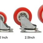 TYD 40m/50mm/63mm/75mm PVC furniture small rad wheel caster with rigid,swivel or brake type
