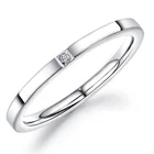 Titanium Ring High Quality Fancy Rose Gold Diamond Titanium Steel Jewelry Ring For Lady