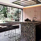 Kitchen Countertop/ Island/ Furniture designs Inorganic Terrazzo Slabs in Large Size