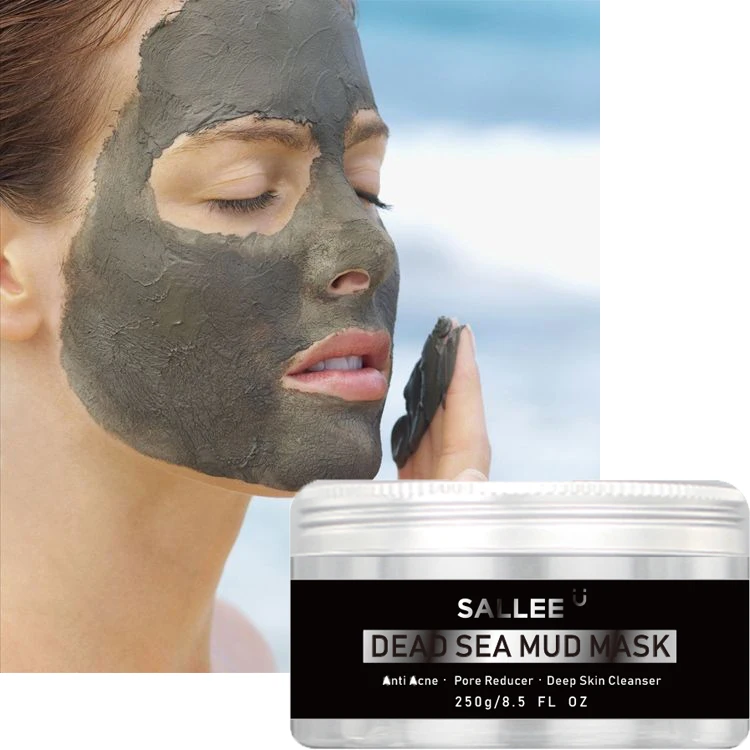 oem odm soothing dead sea black organic face mineral mud mask