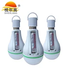 Wild camping Rechargeable outdoor waterproof E27 emergency led bulb home light 30W led bulb lamp