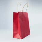 China Wholesale Recycled Custom Color Printed Shopping Brown Kraft Paper Bag With Paper Twisted Rope Handles For Gift