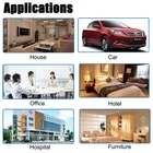 WIFI connect Tuya app air quality detector CO2 PM2.5 HCHO TVOC gas monitor with temp Hum Gas Analyzers