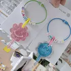 Gifts Acrylic Key Chain Pendant Cute Smiling Face Auto Accessories Creative Lovers Small Gifts