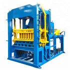 QT4-12 auto insulated concrete cinder hollow block press machine for sale in cebu/hollow blo