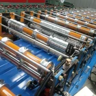 High quality double layer roof panel cold roll forming machine