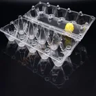 JM PET/PVC 10 holes clamshell plastic egg tray packaging wholesale