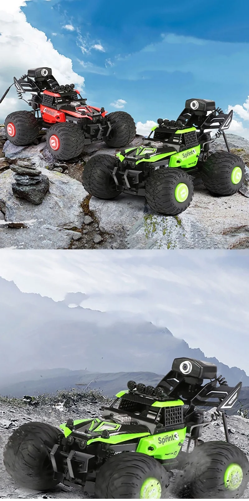 Crazon 172801 2.4G 2Wd 1/28 Fpv Wifi Mini Off-Road Rc Car With Video Camera(10)