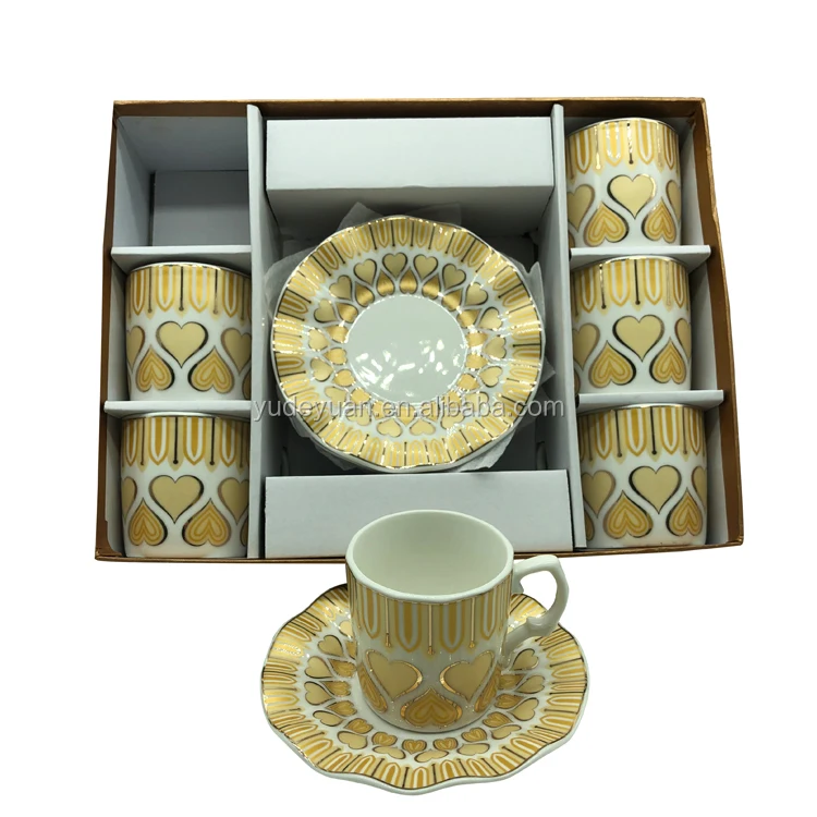 multicolor new bone porcelain ceramic coffee cup saucer set