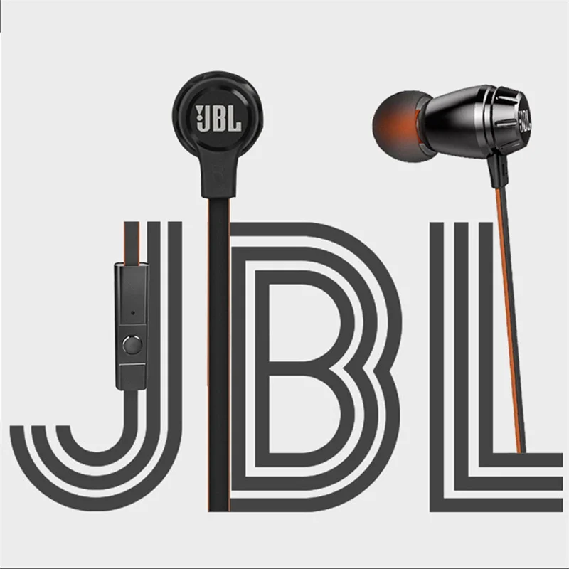 JBL T380A In-Ear Wired Earphones Stereo Fone De Ouvido Jbl In-line Control Bass Earphones Ecouteur with Mic Headsets - ANKUX.COM