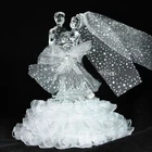 beautiful wedding gift glassware with led light