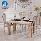 Wholesale stainless steel dining table set modern dining table designs dinner tables