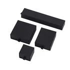 Cardboard paper gift packaging set black jewelry box with logo drawer