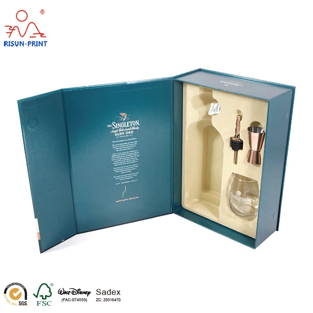 new luxury custom print wine box packaging cardboard wine gift