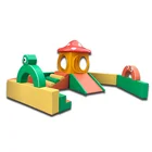 New arrival sports style kids small indoor playground equipment soft play area