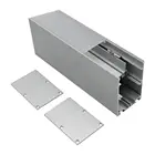 50x75mm customized led extruded aluminum spot free led linear light indoor strip channel light profile