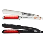 Professional 2 Inches Wide Plate steam pod infrared ceramic hair straightener flat iron