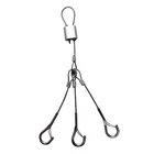 Lamp Holder Lamp Holder Suspension Lighting Steel Wire Rope Suspension Kit Lamp Holder For Linear Lamp