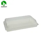 High Quality Take away Kraft Corrugated paper Folded food tray