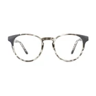 Optical latest model rounded buffalo horn plastic eyeglasses frame