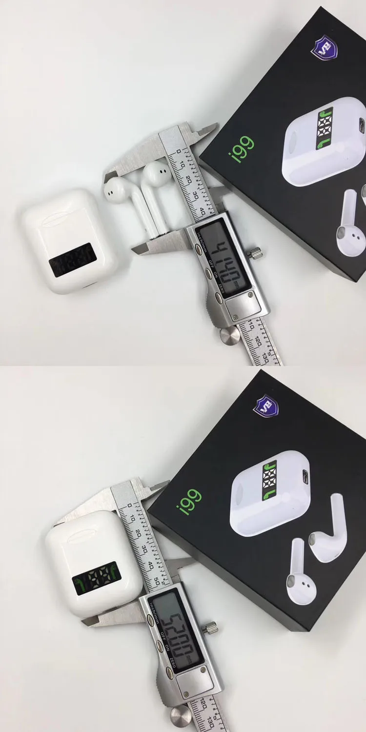 TWS Wireless Headphones i99 W1 Chip Touch control Wireless charging Earphones with Power Display Popup Bluetooth Headset - ANKUX.COM