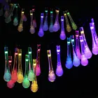 Wedding Led Colorful Wedding Fairy Party Decorative Chain 7M 30 Led Solar Decoration Bubble Light