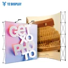 Outdoor Led Textile Tension Fabric Backlit Stand Exhibition Expo Wall Quick Pop Up Display