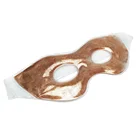 10 years Dongguan factory Gold Glitters Gel eye mask Cooling Eye Gel Pads for reduce swelling