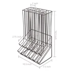Golf Tennis Ball Display Floor Sports Ball Holder Rack Golf Tennis Ball Display Organizer