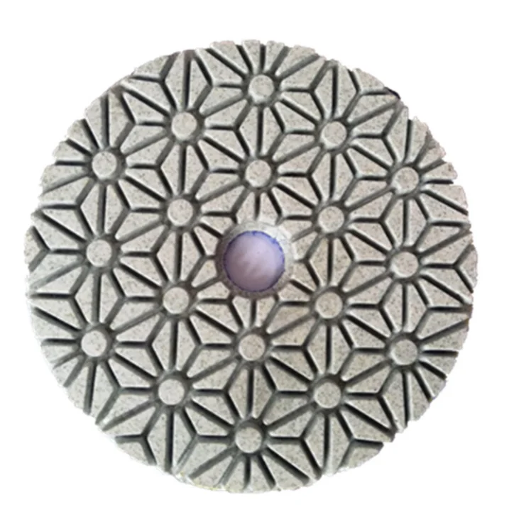 4 Inch Flexible Wet Polishing Pads Diamond Polishing Pads For Marble Granite Ceramic Tile Concrete