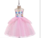 2020 High Quality Children's Boutique Spring Dress Kids Summer Unicorn Dresses Casual Girl Dress