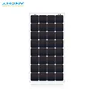 high quality black frame SunPower cell 120w solar module for eu camping rv home off grid solar system use